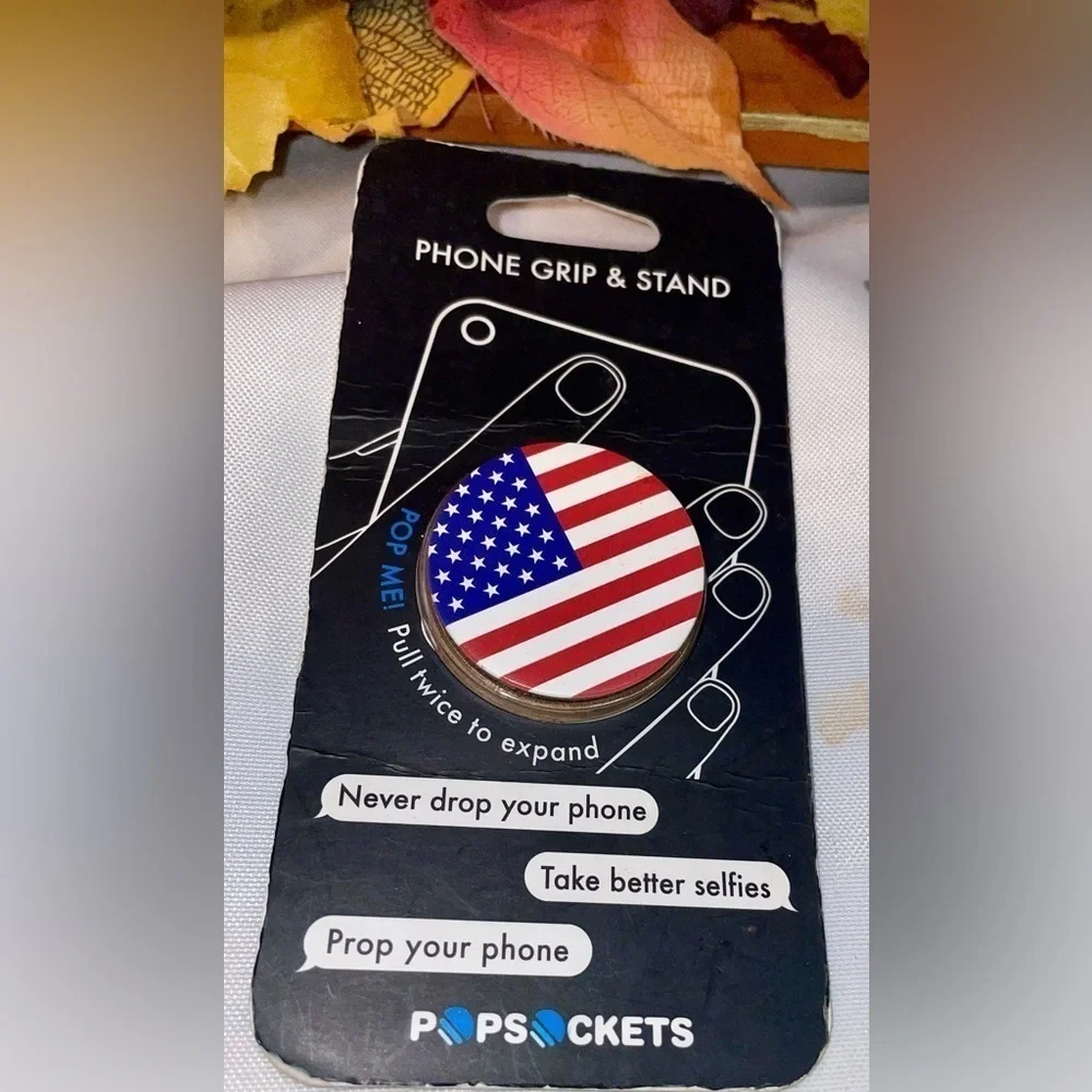 NWT All American Flag Popsockets Phone Grip and Stand Pop & Collapse